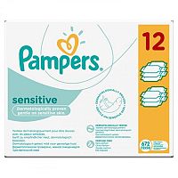 Pampers obrúsky Sensitive 12 x 56 ks