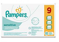 PAMPERS Sensitive vlhčené obrúsky 9 x 56 ks