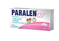 PARALEN 125 tbl 125 mg (blis.) 1x20 ks