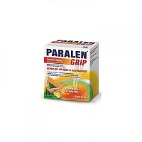 PARALEN GRIP horúci nápoj pomaranč a zázvor plo por 500 mg/10 mg, 1x6 vrecúšok