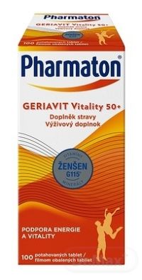 Pharmaton Geriavit Vitality 50+ 100 kapsúl