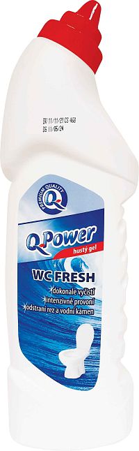 Q Power WC čistič 750ml Fresh 1×750 ml čistič