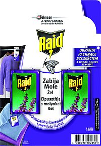 Raid gél proti moliam levanduľa 2 kusy