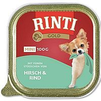 Rinti Gold Past Mini Jeleň+Hovädzie 1×100 g