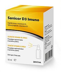 SANICOR D3 IMUNO Sprej 1×10 ml, ústny sprej