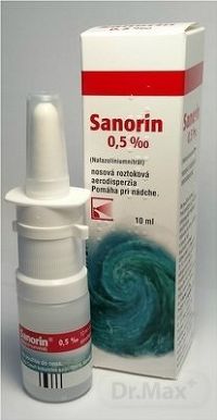 SANORIN 0,5 ‰ aer nao 5 mg (fľ.PE) 1x10 ml