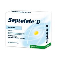 SEPTOLETE D PASTILKY pas ord 1x30 ks
