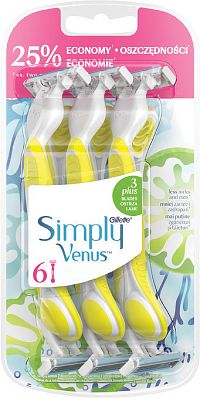 Simply Venus 3 Dispo Multicolor 6ks 1×6 ks