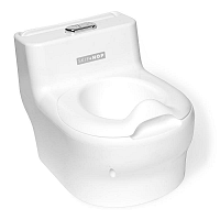 SKIP HOP Nočník edukačný so zvukom splachovania 18 m+ 1×1 ks, prechod na reálnu toaletu