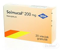Solmucol 200 mg gra 1x20 vrecúšok