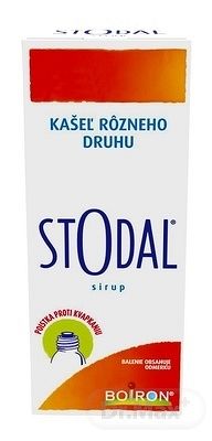 STODAL 1x200 ml, sirup proti kašľu