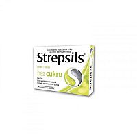 Strepsils Citrón bez cukru pas ord 1x24 ks