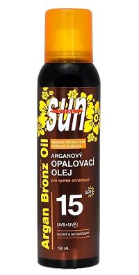 SUN ARGAN suchý opaľovací OLEJ SPF15
