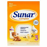 Sunar Complex 3 vanilka 600 g