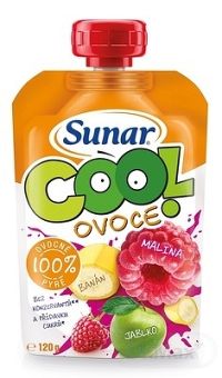 Sunárek Cool ovoce malina banán jablko 120 g