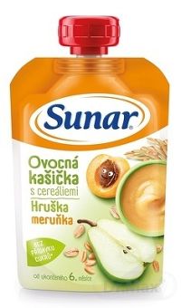 sunárek s cereáliami hruška a marhuľa 120 g