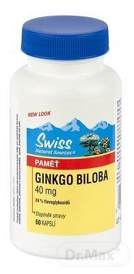 SWISS GINKGO BILOBA 40 mg cps 1x60 ks