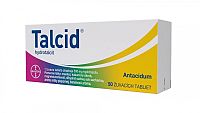 Talcid 50 žuvacích tabliet - 500mg