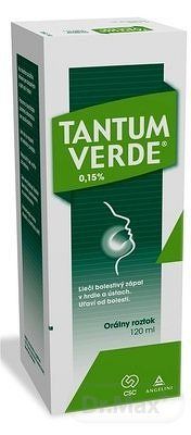 TANTUM VERDE 0,15 % sol ora (fľ.skl.) 1x120 ml