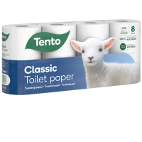 TENTO Ellegance Pearl White 8 ks