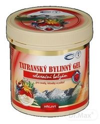 Topvet Tatranský bylinný gél hrejivý 250 ml