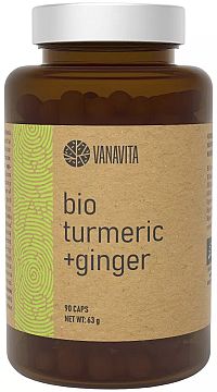 VanaVita BIO Kurkuma + Zázvor 90 kapsúl