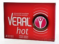VERAL HOT hrejivá náplasť 1x2 ks