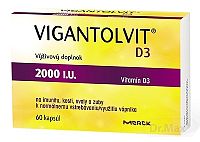 Vigantolvit D3 2000 IU cps 1x60 ks