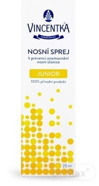 Vincentka Junior nosný sprej 25 ml