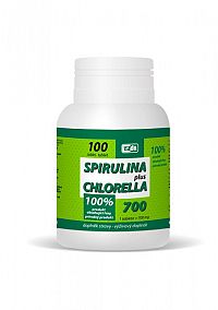 VIRDE SPIRULINA+CHLORELLA tbl 1x100 ks