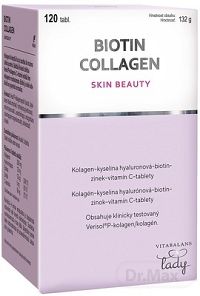 Vitabalans BIOTIN COLLAGEN 1×120 tbl, kolagén