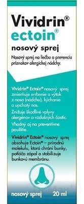 Vividrin ectoin nosový sprej 1x20 ml
