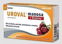 WALMARK UROVAL manosa + Enzýmy tbl 1x30 ks