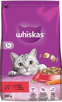 WHISKAS Granule s hovädzím 300g