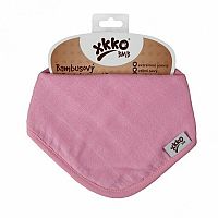 XKKO Bambusový slintáčik Colours Baby Pink