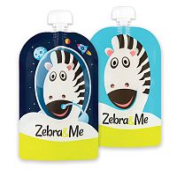 Zebra&Me kapsičky na opakované použitie 2ks 2ks v balení, motív kozmonaut, zebra