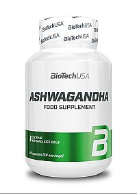 Ashwagandha - Biotech USA 60 kaps.