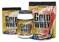 Delicious Gold Whey Protein 80 % - Weider 908 g dóza Jahoda