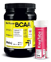 K4 Power BCAA 4:1:1 - Kompava 400 g Grep+Limetka