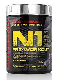 N1 Pre-Workout - Nutrend 10 x 17 g Grapefruit