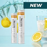Vitamin C 1000 mg šumivý - GymBeam 20 tbl. Lemon