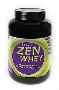 Zen Whey + Stévia - Kompava 2000 g Vanilka-Cream