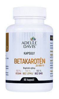 Adelle Davis - Betakarotén 25.000 IU, 60 kapsúl