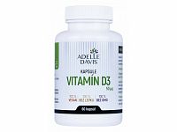 Adelle Davis - Vitamín D3, 60 kapsúl