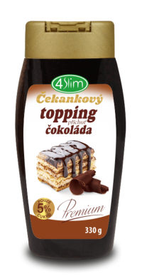 4Slim Čakankový topping čokoláda 330 g
