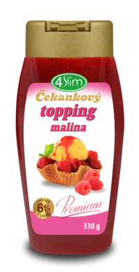 4Slim Čakankový topping malina 330 g