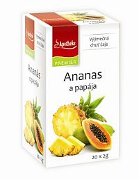 Apotheke Čaj Ananás a papája 20 sáčkov