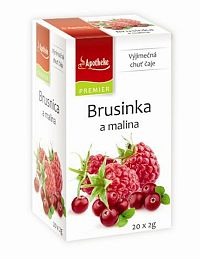 Apotheke Čaj Brusnica a malina 20 sáčkov