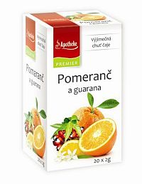 Apotheke čaj Pomaranč a guarana 20 sáčkov
