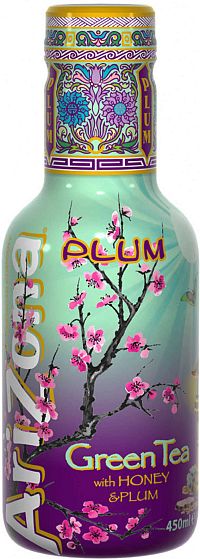 Arizona Green Tea Plum 0,45 l